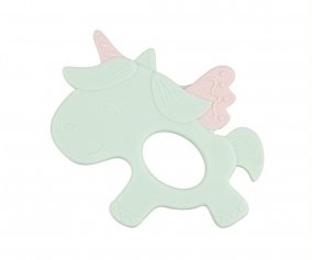 Anneau de Dentition Silicone Licorne Menthe