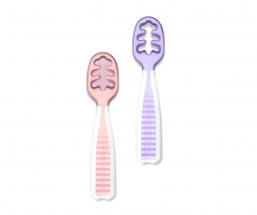 2 Pre-Cucharas Num Num Rosa/Lila