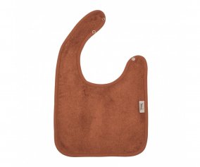 Personalisable Baby Bib Timboo Hazel Brown