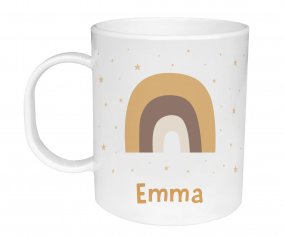 Taza de Plstico Personalizada Arcoris Mostaza