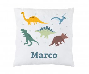 Personalised Cushion Dinosaurs 