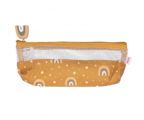 Bolsa Cepillo de Dientes Arcoiris Mostaza