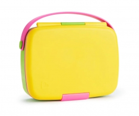 Bento Box con Posate Giallo