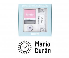 Sello Personalizado Sol +  Cinta Blanca para Ropa Oscura