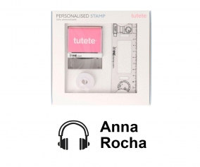 Timbro per tessuti Personalizzato Cuffie + Nastro Capi Scuri