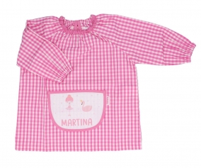 Babi con Bolsillo Central Bailarina Rosa Personalizado