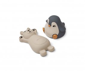 2 Giochi Bagno Knud Blue Mix