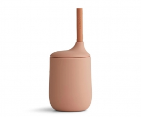 Ellis Sippy Silicone Cup Dark Rose/Terracotta Mix 
