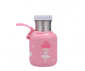 Steel Bottle with Personalised Ballerina Cover 350ml