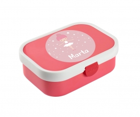 Personalised Pink Midi Campus Lunch Box Ballerina