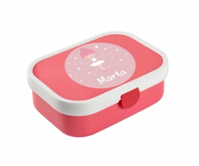 Midi Lunch Box Campus Rosa Personalizzato Ballerina