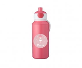 Borraccia Campus Pop-Up Rosa 400ml Personalizzata Ballerina