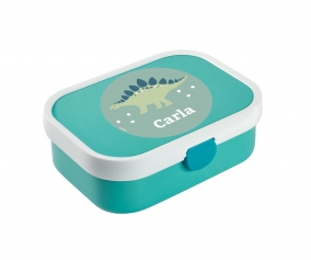 Midi Lunch Box Campus Turchese Personalizzato Dinosauro