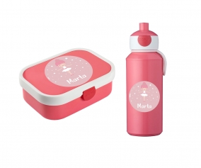 Set Pranzo Campus Rosa Personalizzato Ballerina