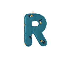 Fabric Letter R Lilliputiens Bird