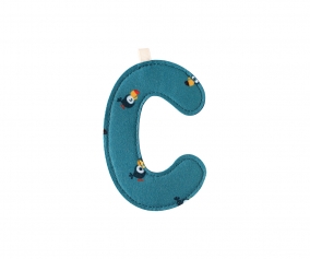 Fabric Letter C Lilliputiens Bird