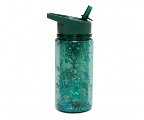 Drinking Bottle Glitter Salie Customizable