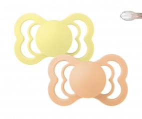 2 Chupetes BIBS Supreme Sunset/Sunshine Silicona