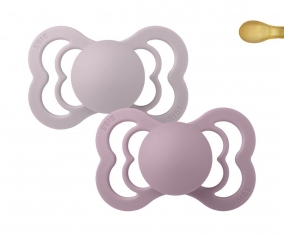 2 Chupetes BIBS Supreme Heather/Dusky Lilac Ltex