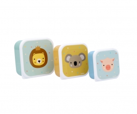 Pack 3 Scatoline Snack Animal Friends