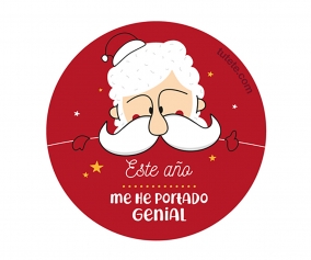 1 Chapa Pap Noel: Me he portado genial