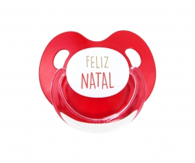 Chupeta Retro Feliz Natal