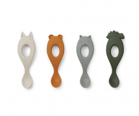 Pack 4 Cucchiai Silicone Liva Hunter Green