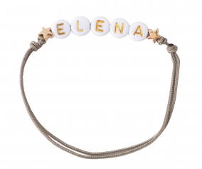 Pulseira Estrelas Douradas Personalizada