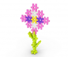 50 Piezas Maxi Rosa Construccin
