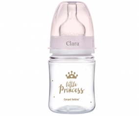 Biberon Anticolique Personnalisable- Royal Baby Rose  120ml 