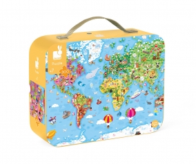 Puzzle Gigante Atlas Mundial 300 Piezas
