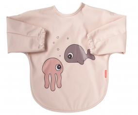 Babero con Mangas Sea Friends Powder 6-18m Personalizable
