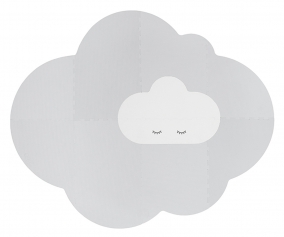 Alfombra de Juegos Grande PlayMat Nube Gris