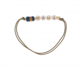 Personalised Taupe Caramelle Bracelet