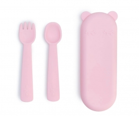 Feedie fourchette & cuillre - rose