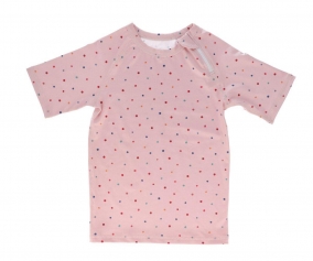 T-Shirt Nuoto Protezione Solare Dots Rosa