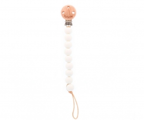 Porte-sucette en silicone pur coton