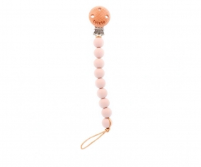 Porte-sucette en silicone Pure Rose