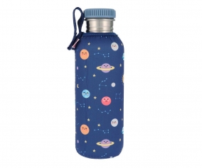 Personalised Steel Bottle with Space Neoprene Cover 750ml