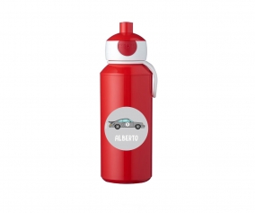 Garrafa Personalizada Plstico Pop-up Vermelha 400ml Carro