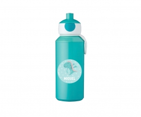 Personalised Campus Pop-Up Drinking Bottle Turquoise  Dragon 400ml