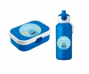 Pack de Almuerzo Campus Azul Tiburn Personalizado