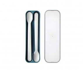 Set 2 Cucchiai Lunghi con Astuccio Mio Deep Blue