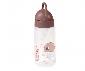 Botella Plstico con Pajita Sea Friends Powder