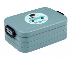 Bento Box Midi Nordic Verde Personalizzata Eroe Broom