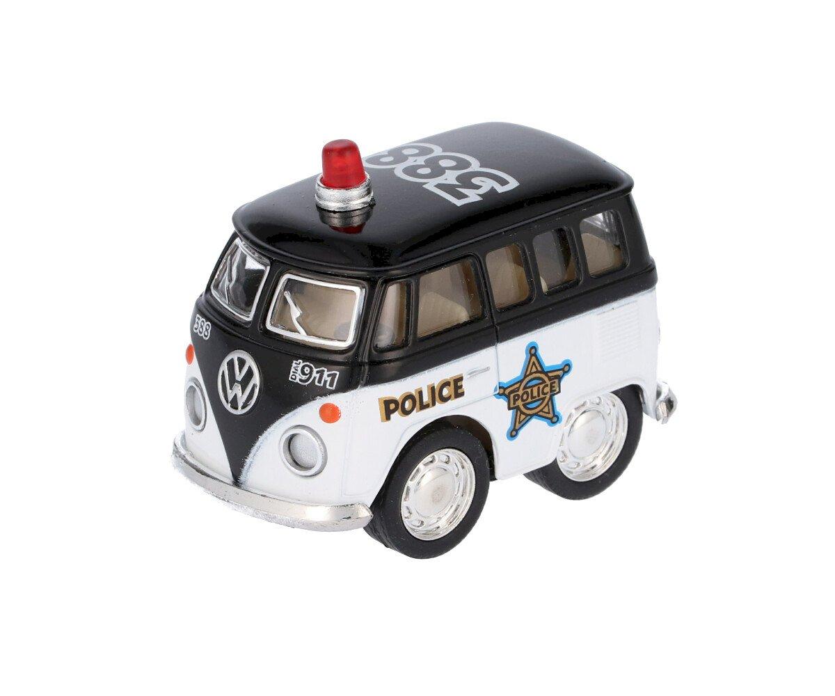 Mini Furgoneta Policia Negra