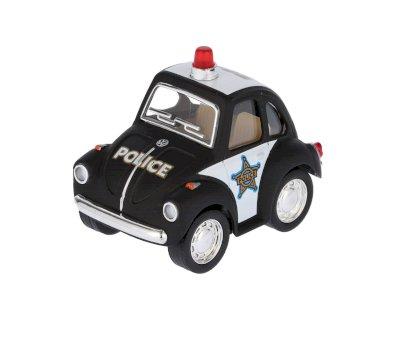 Mini voiture de police noire