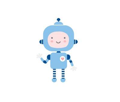 Disegno Robot Zainetto Mini Fashion