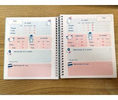 Pequea Agenda Guardera Personalizable Tutete Animal Friends