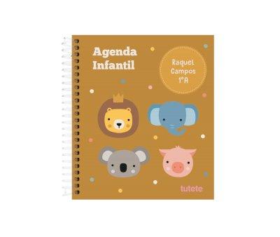 Pequea Agenda Guardera Personalizable Tutete Animal Friends